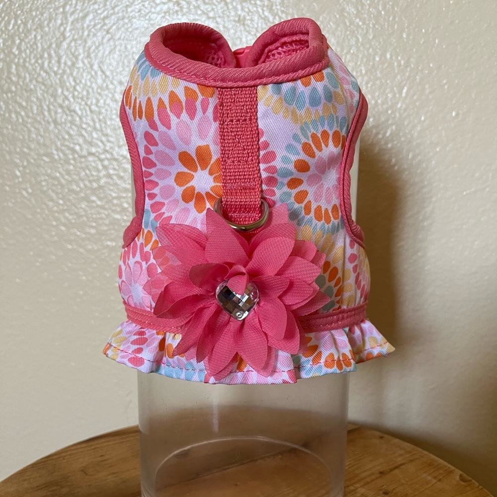 Small Dog Flower Harness